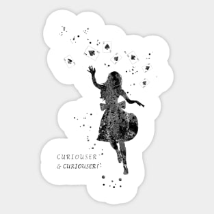 Alice in Wonderland Sticker